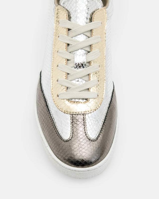 Thelma Metallic Leather Low Top Sneakers Product Image