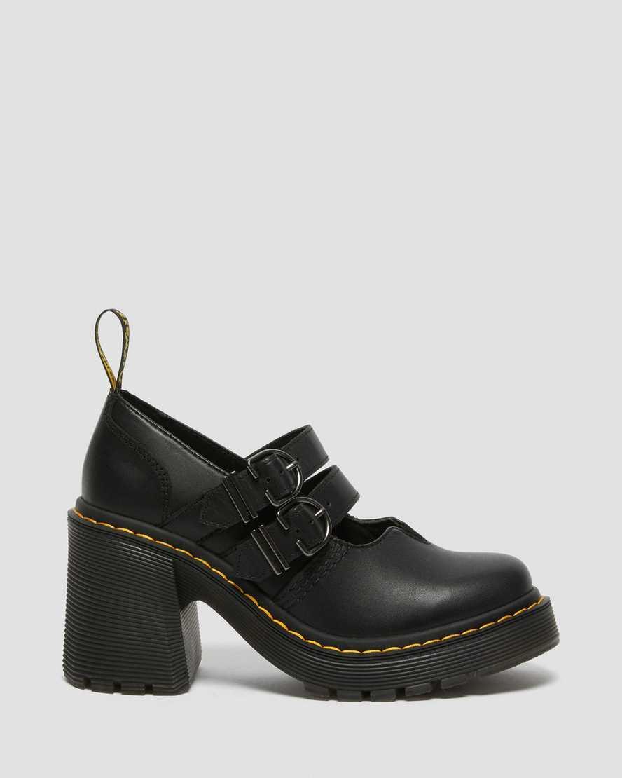 Dr. Martens Evie Sendel Leather Heeled Mary Jane Pumps Product Image