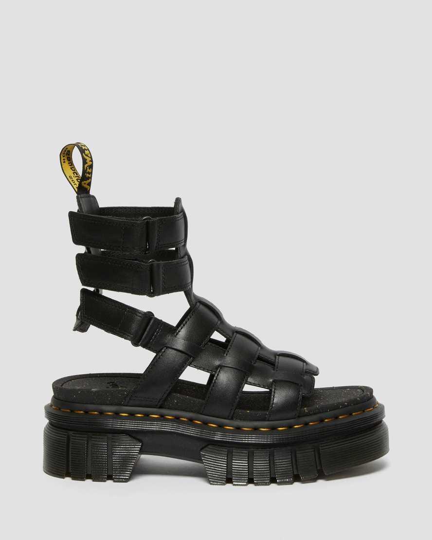 DR MARTENS Ricki Nappa Lux Leather Platform Gladiator Sandals Product Image