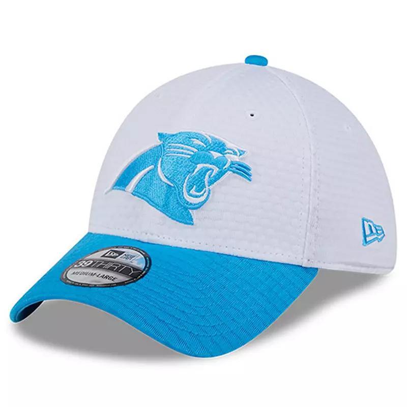 Mens New Era /Blue Carolina Panthers 2024 NFL Training Camp 39THIRTY Flex Hat Product Image