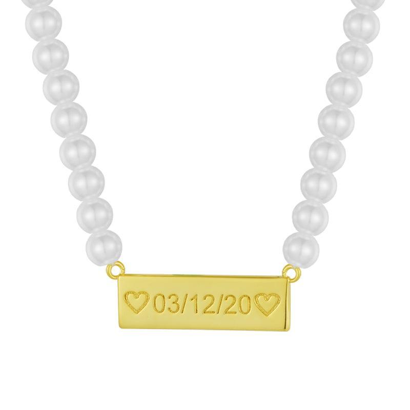 Custom/Personalized Pearl Necklace Product Image