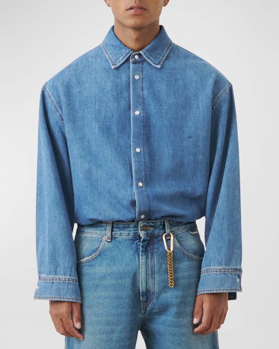 Mens Keanu Tencel Denim Shirt Product Image