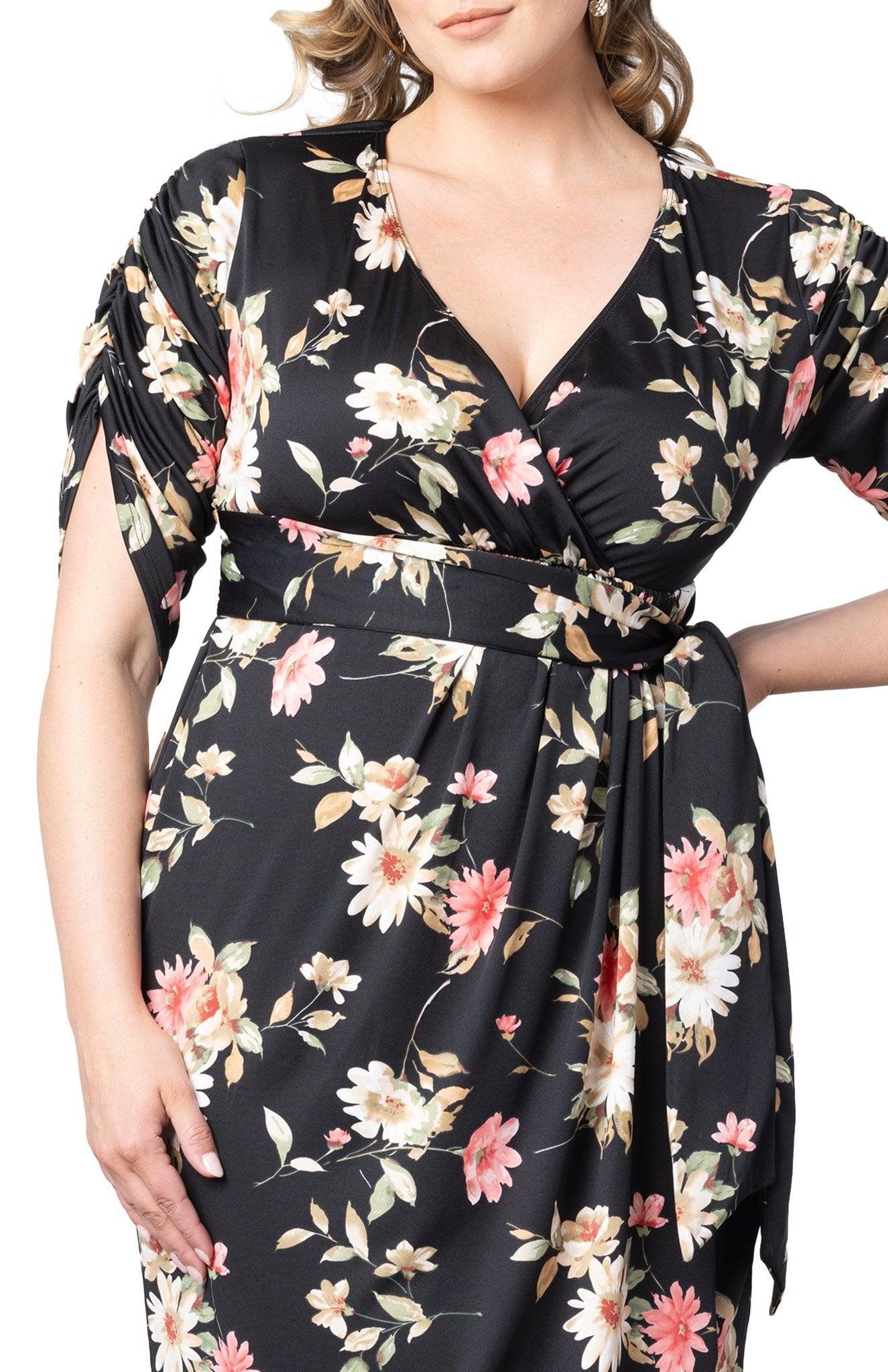 Eden Faux Wrap Dress - Plus Product Image