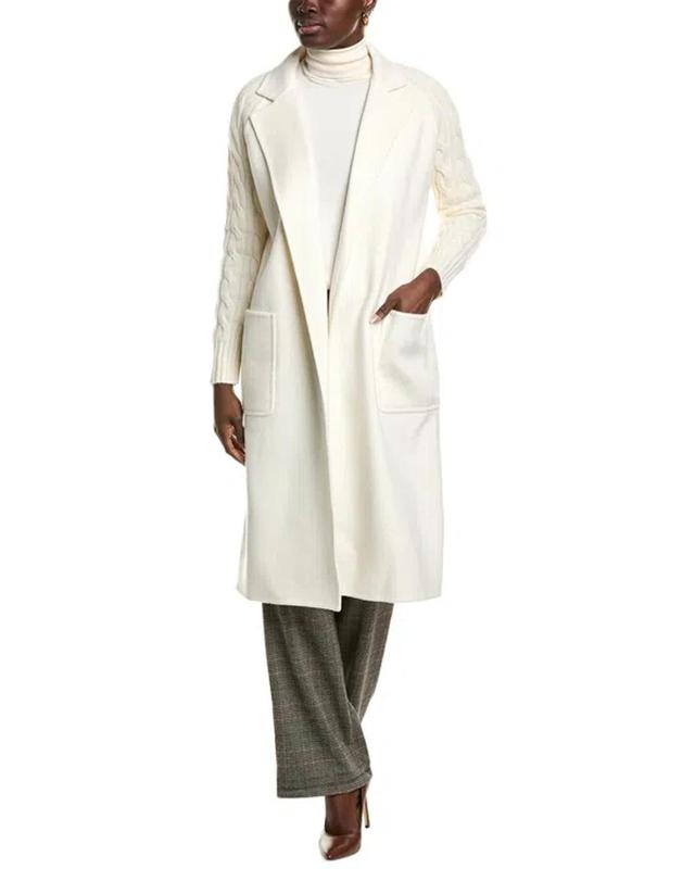 Hello Wool & Cashmere-blend Coat In Beige Product Image