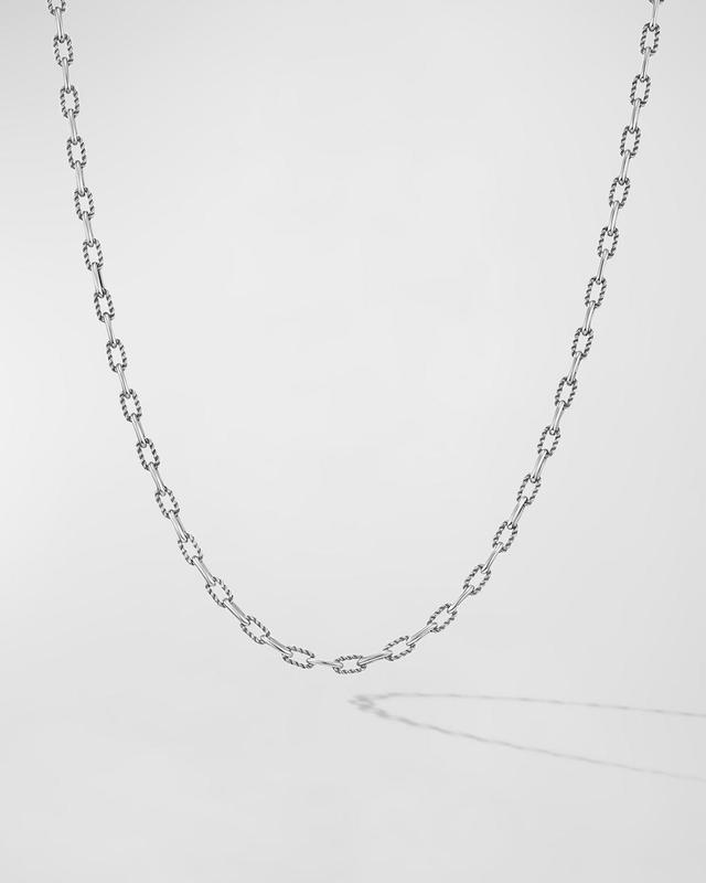 3mm Mens DY Madison Chain Necklace in Silver Product Image