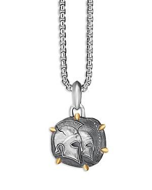 David Yurman Sterling Silver & 18K Yellow Gold Zodiac Gemini Amulet Enhancer Product Image