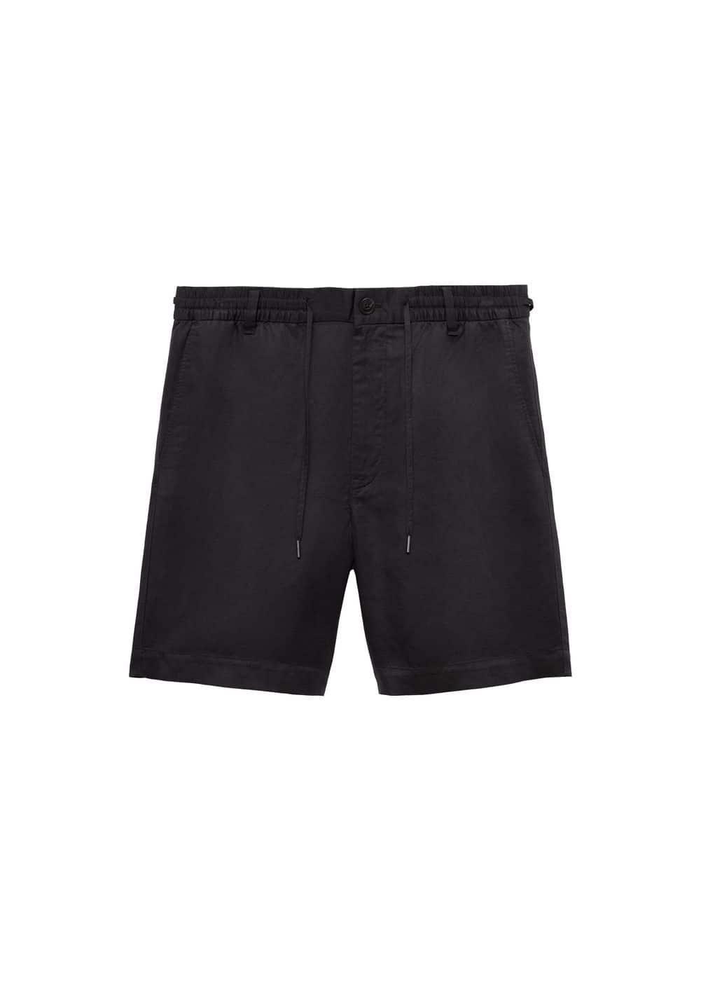 Mango Mens Linen 7.48 Cord Shorts Product Image