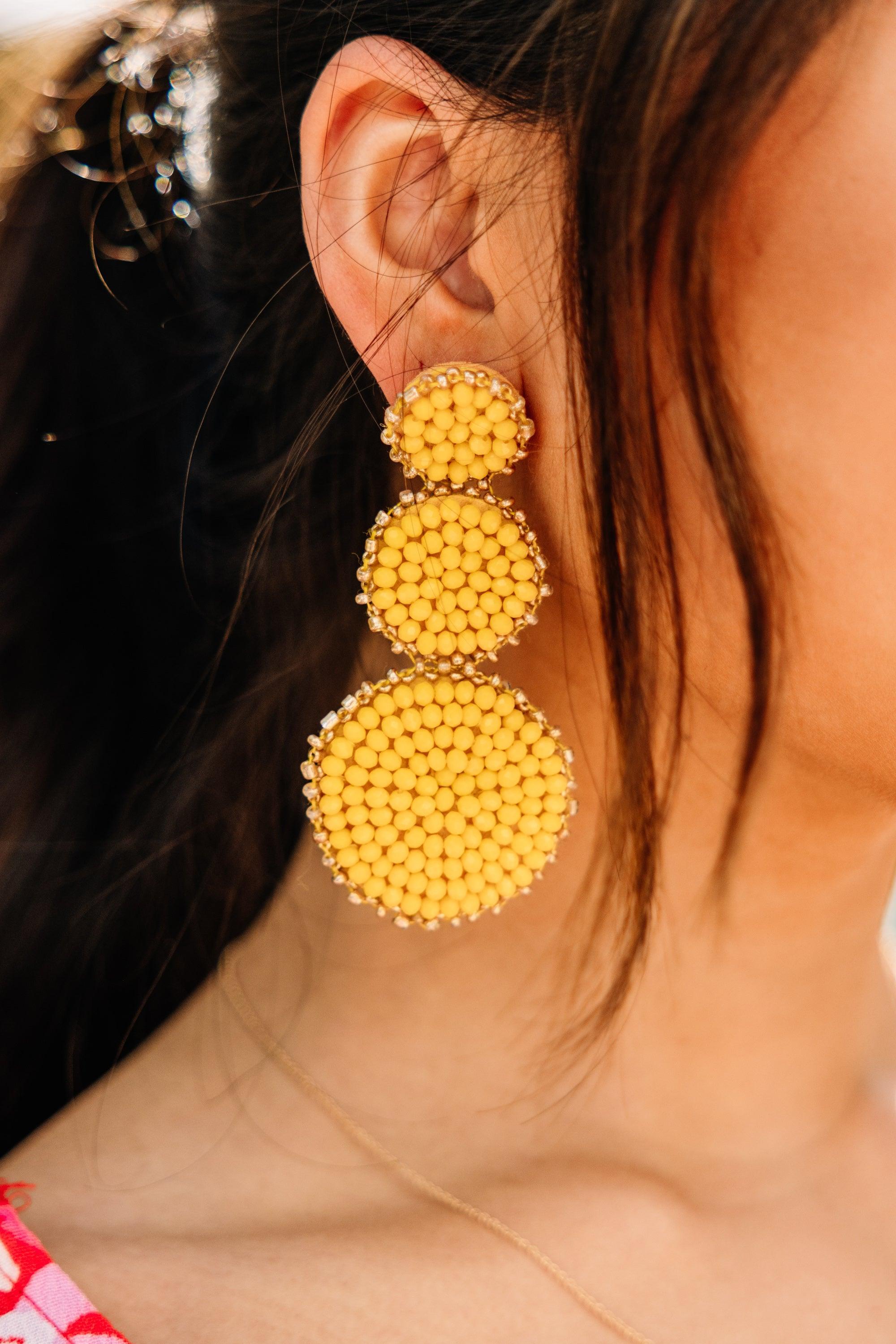 Be The One Red Beaded Earrings Female Product Image