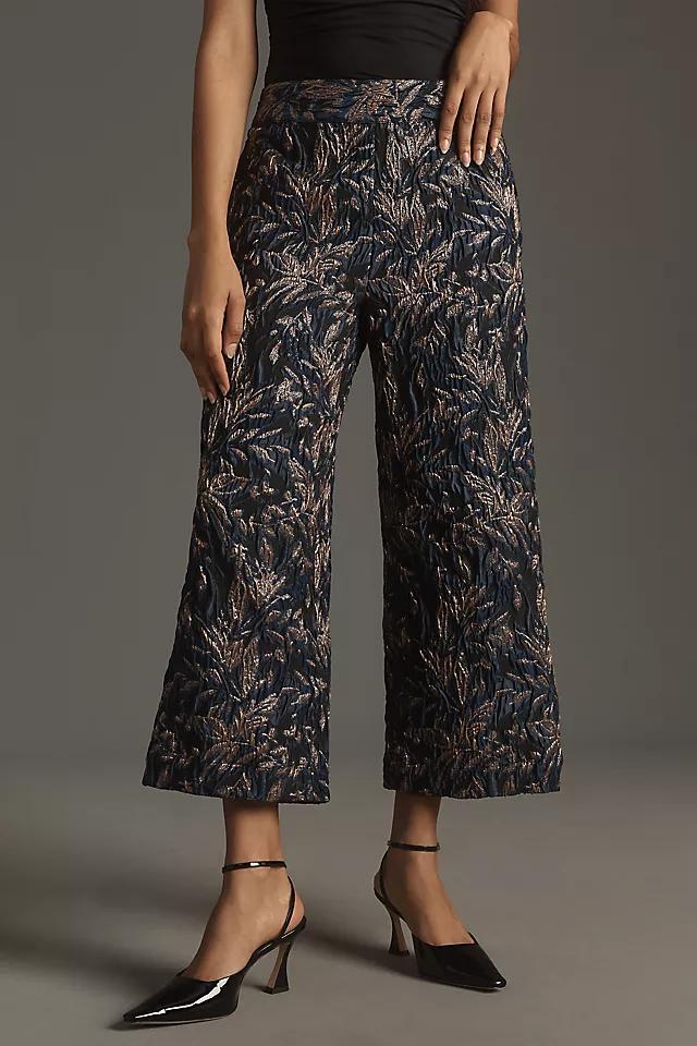 Let Me Be Jackie Jacquard Cropped Pants Product Image