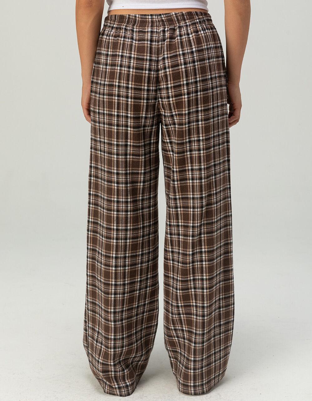 FULL TILT Plaid Flannel Womens Pajama Pants Product Image