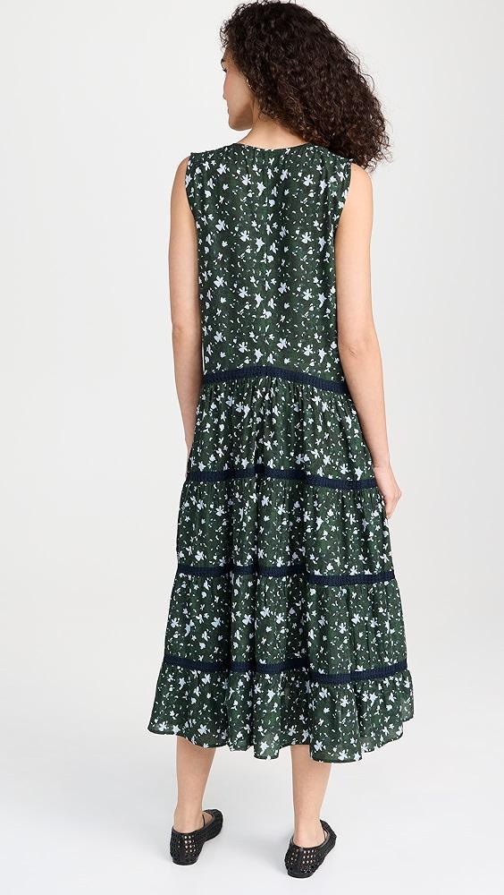 Merlette Wallis Pintuck Print Dress | Shopbop Product Image