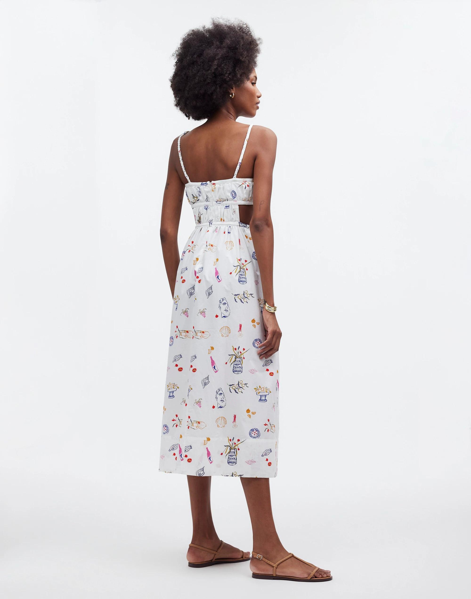 Madewell x Lisa Says Gah! Cutout Midi Dress Product Image