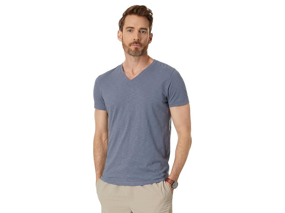 Superdry Studios V-Neck Tee (Folkstone Grey) Men's Clothing Product Image