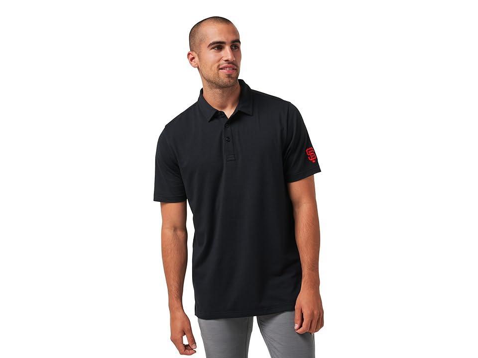 TravisMathew San Fransisco Giants The Heater Polo Men's Short Sleeve Knit Product Image