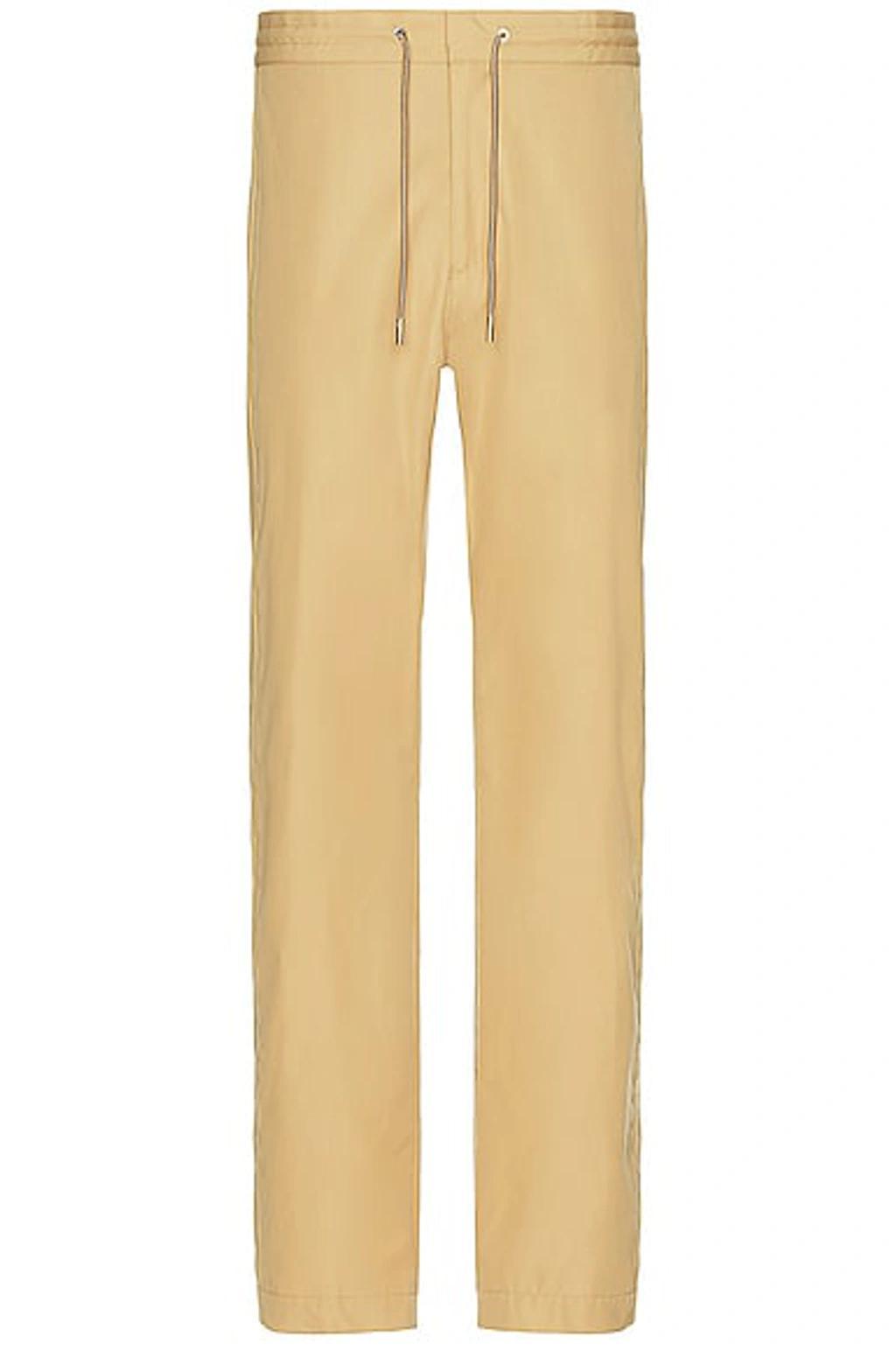 Drawcord Pants In Beige Product Image