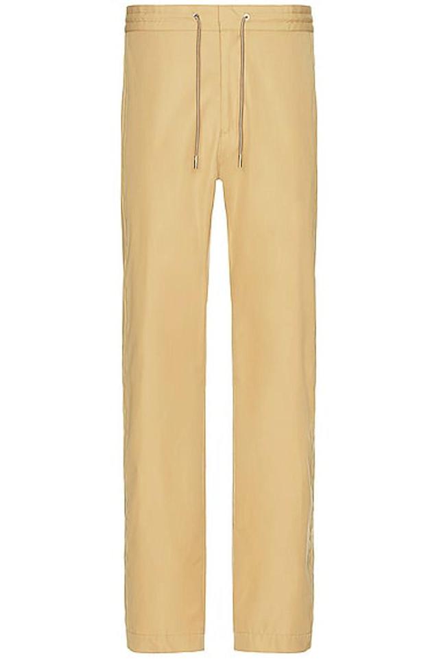 Drawcord Pants In Beige Product Image