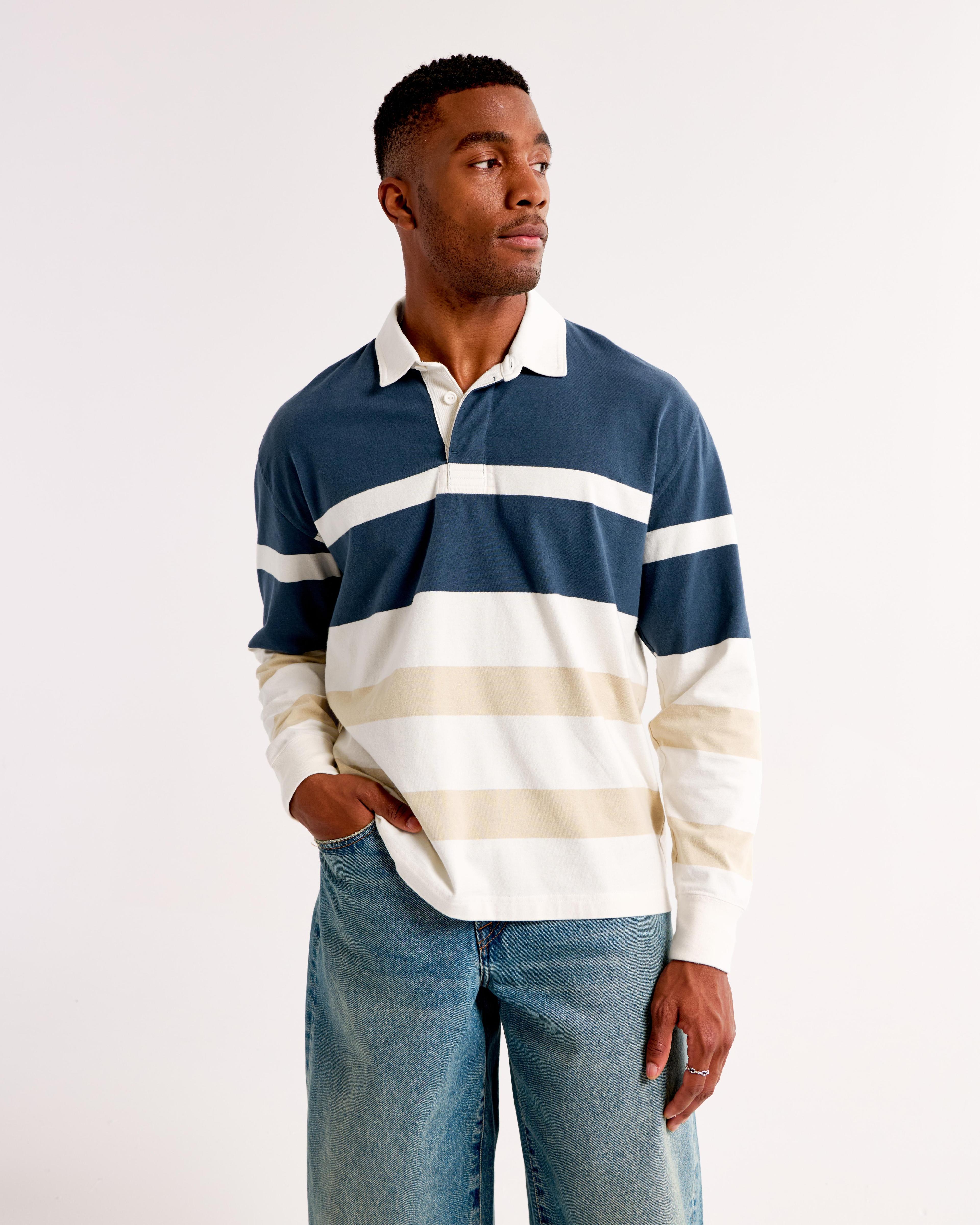 Long-Sleeve Rugby Polo Product Image