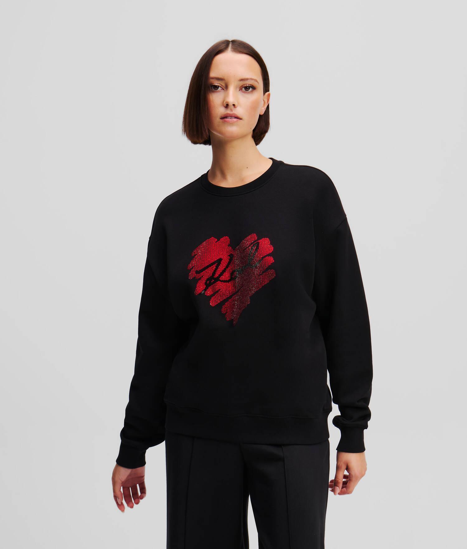 K/HEART RHINESTONE SWEATSHIRT product image