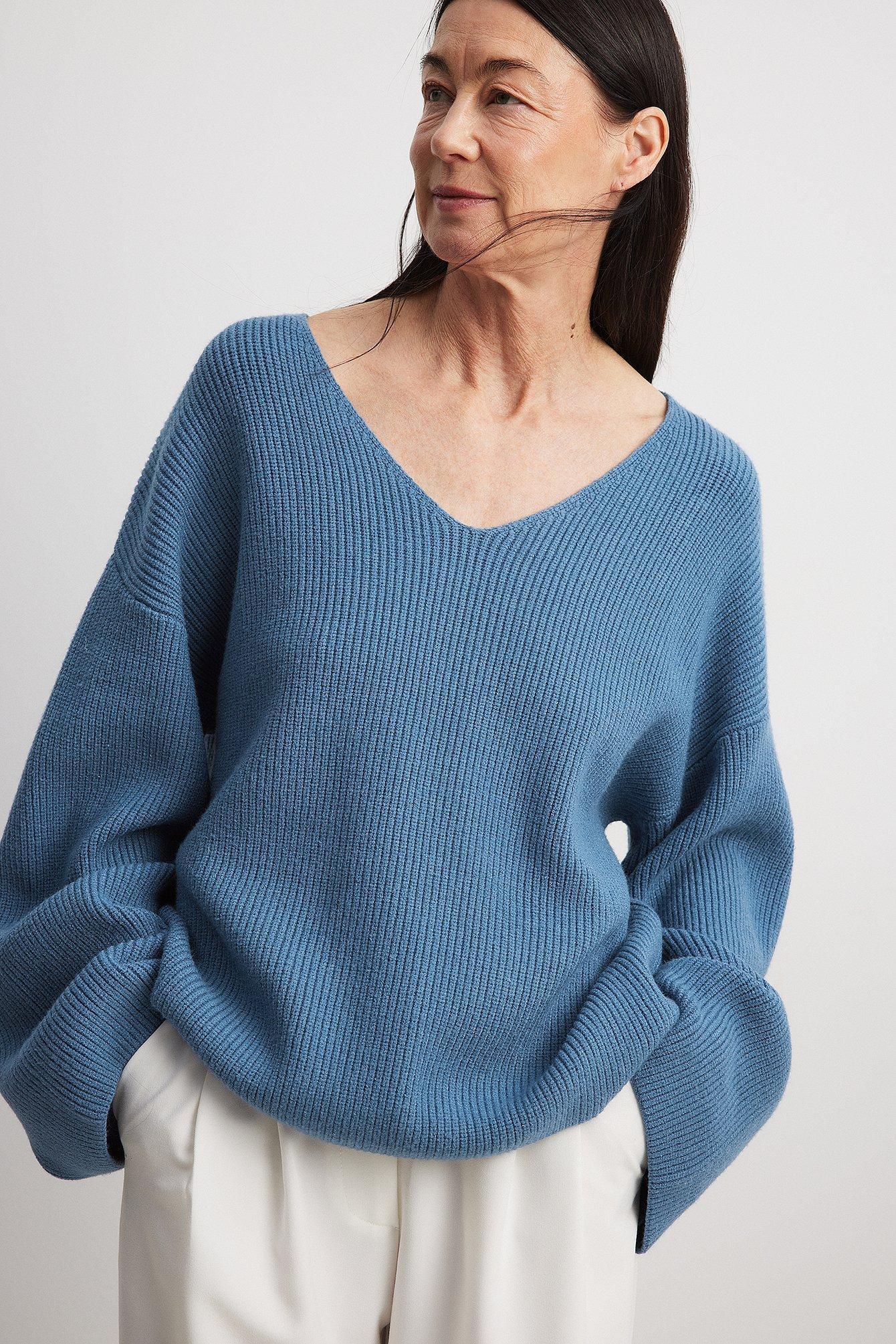 V-neck Knitted Sweater product image