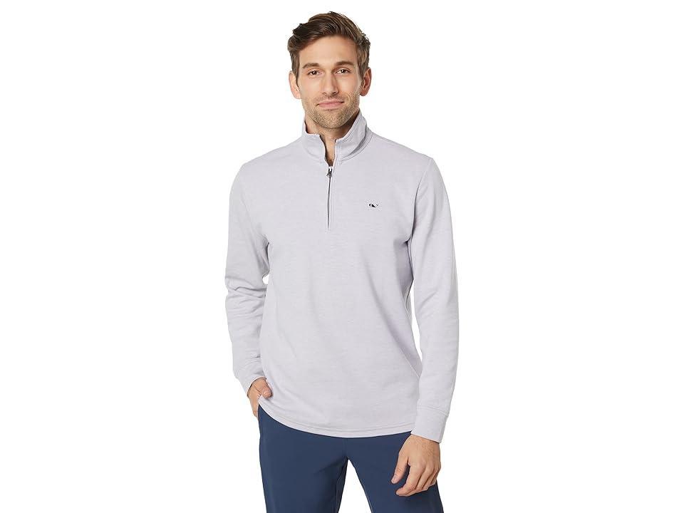 Vineyard Vines Saltwater 1/4 Zip (Granite) Men's Clothing Product Image