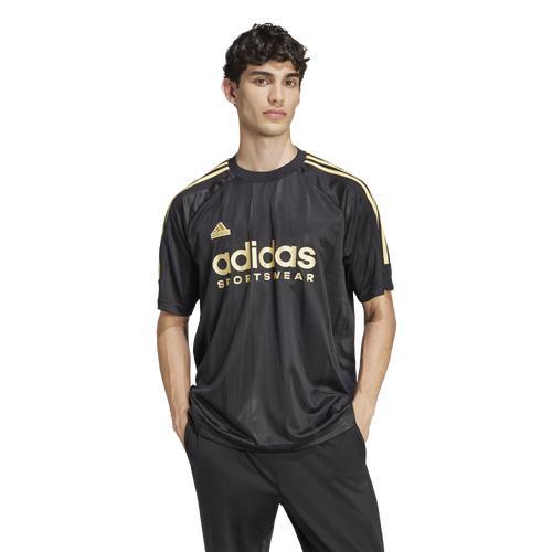 adidas Mens adidas Tiro NTPK T-Shirt - Mens Dark Green/White Product Image