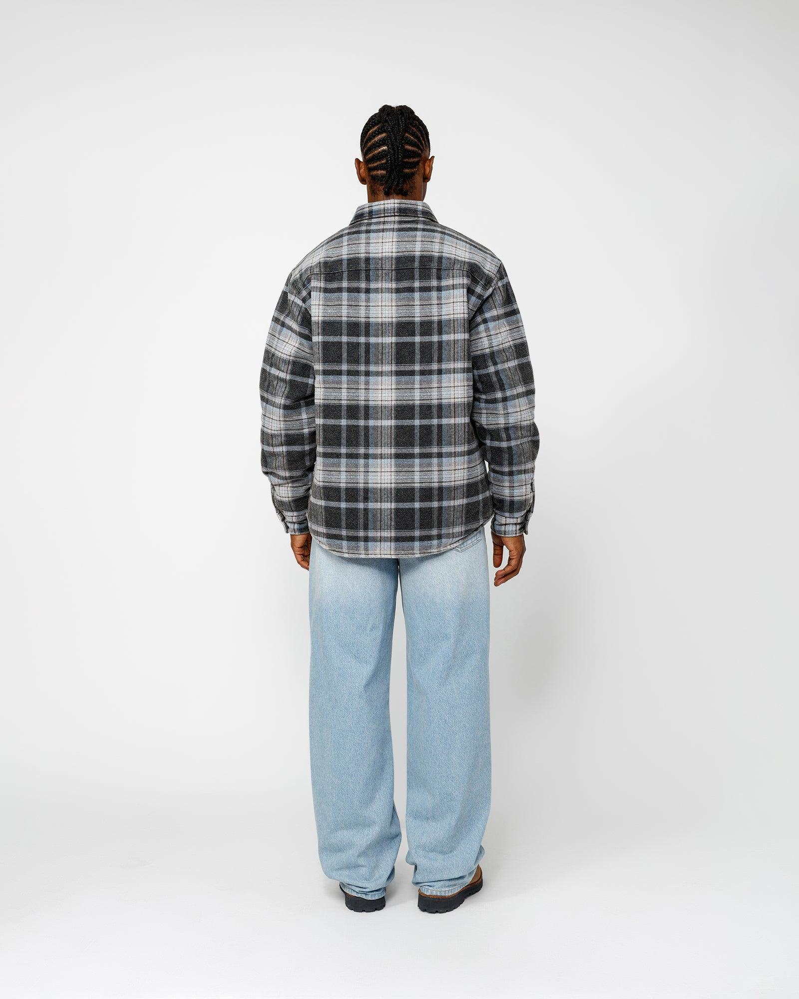 HEAVY WASHED PLAID SHIRT Male Product Image