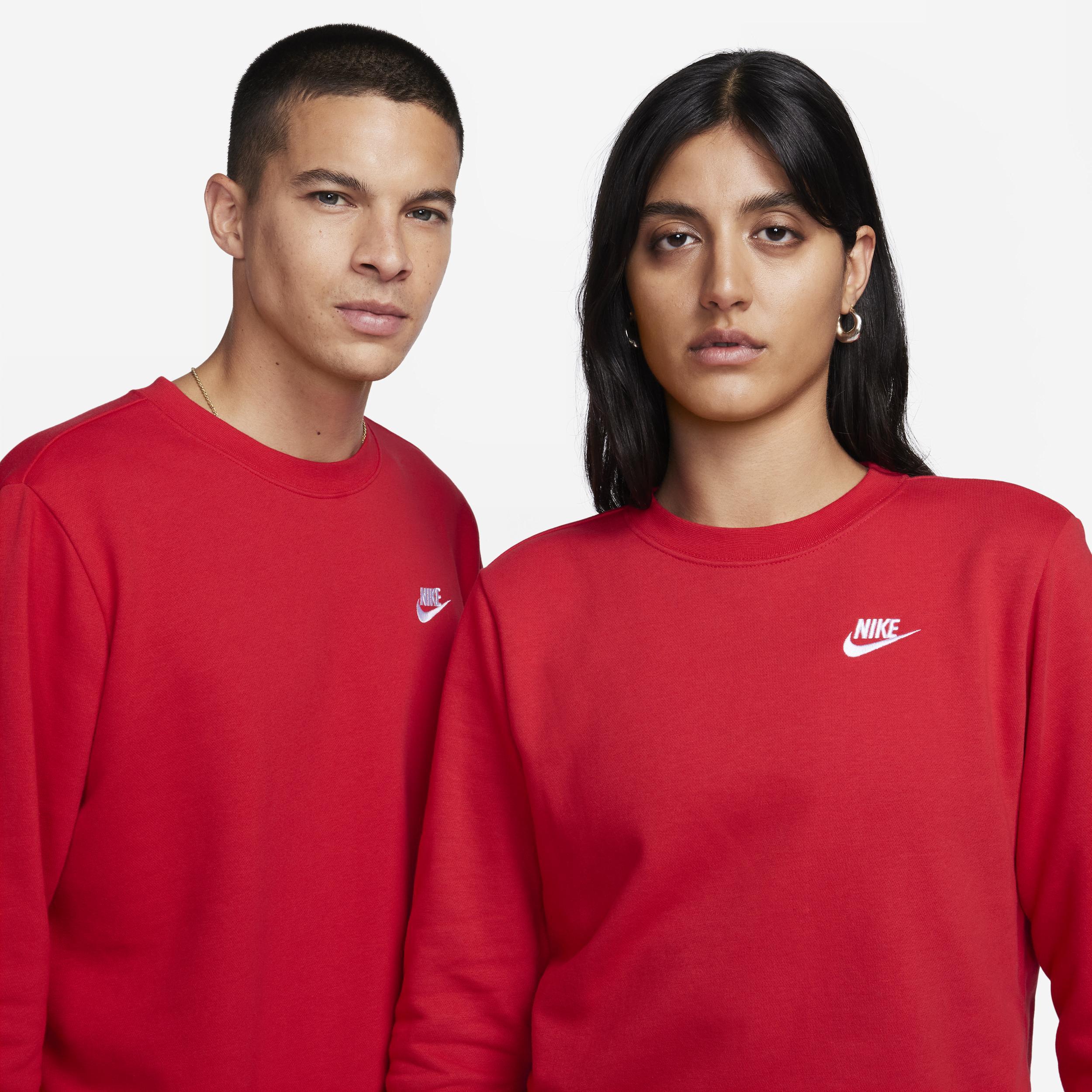 Womens Nike Sportswear Club Fleece Crew-Neck Sweatshirt Product Image