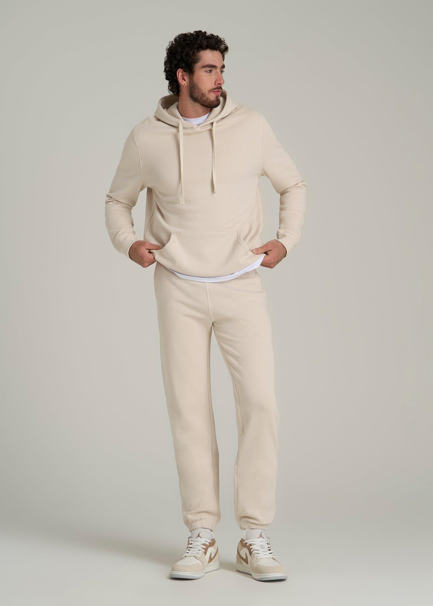 Wearever 2.0 Fleece Sweatpants for Tall Men in Light Stone Product Image