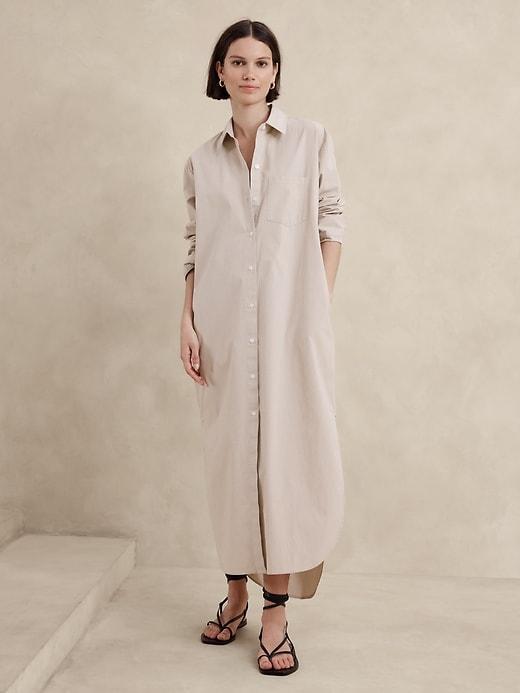 Poplin Maxi Shirtdress product image