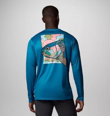 Columbia Men's Terminal Tackle PFG Fish Shine Long Sleeve Shirt- Product Image