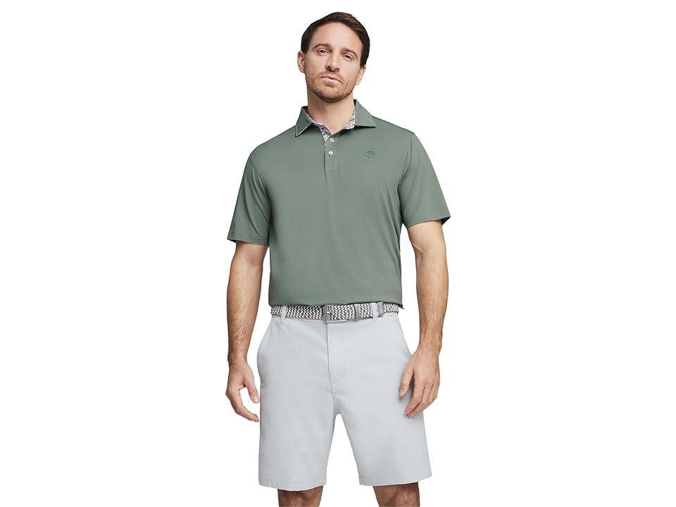 PUMA Golf X Ap Floral Trim Polo (Eucalyptus) Men's Clothing Product Image