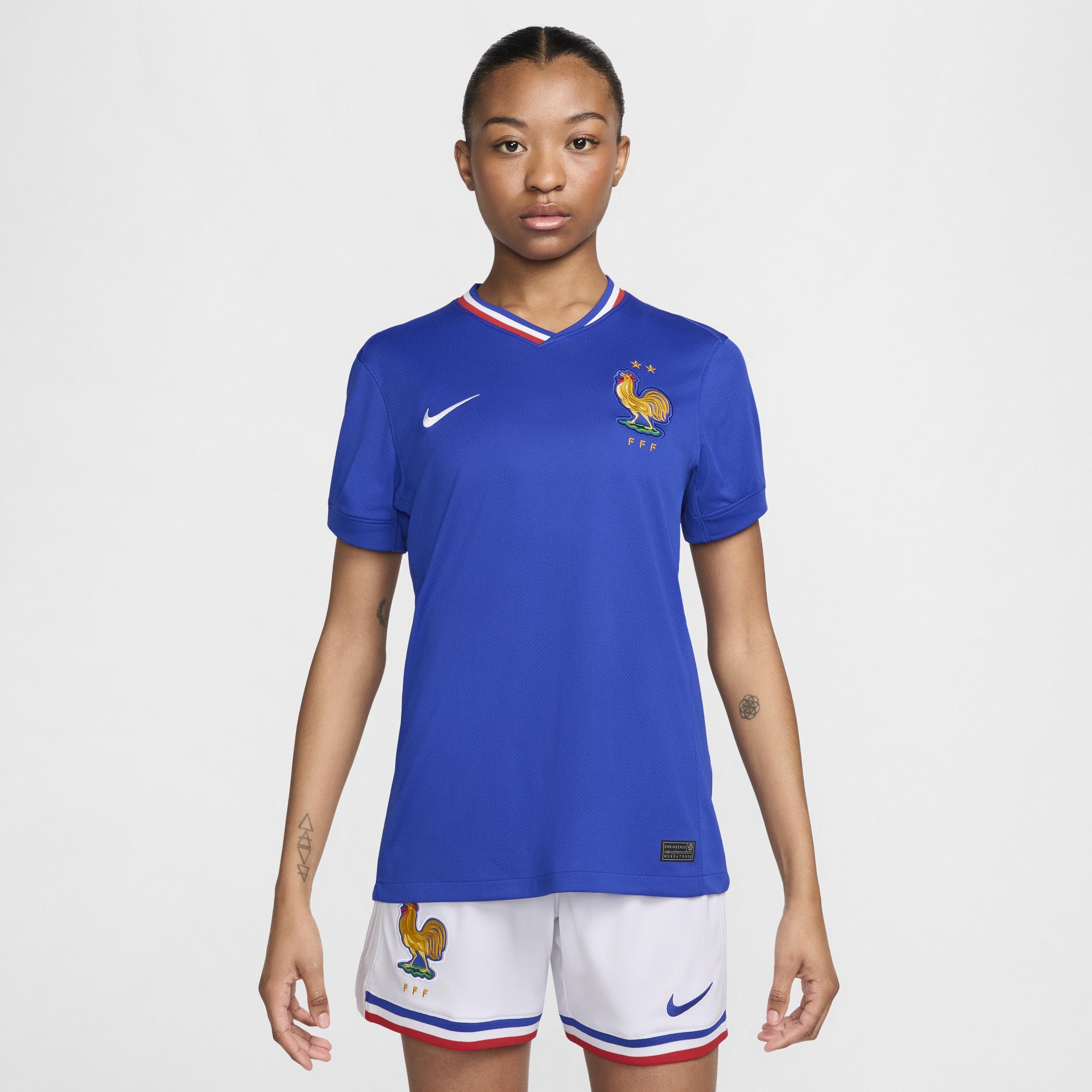 FFF (Team) 2024/25 Stadium Home Nike Women's Dri-FIT Soccer Replica Jersey Product Image