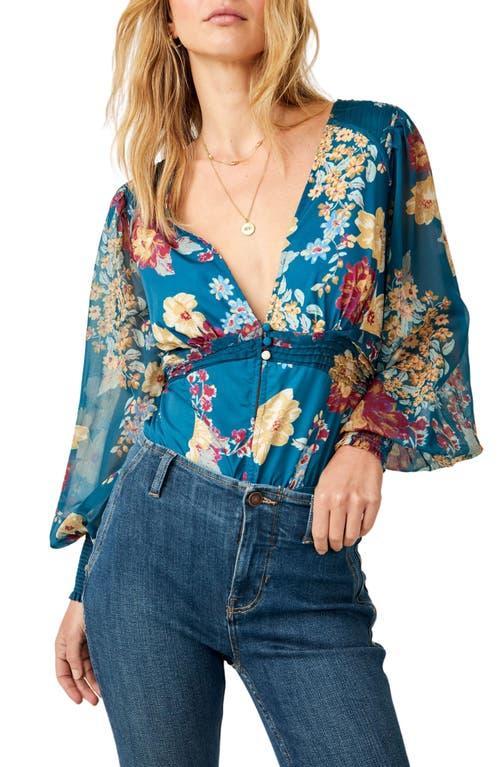 Free People Wanderlust Floral Print Bodysuit Product Image