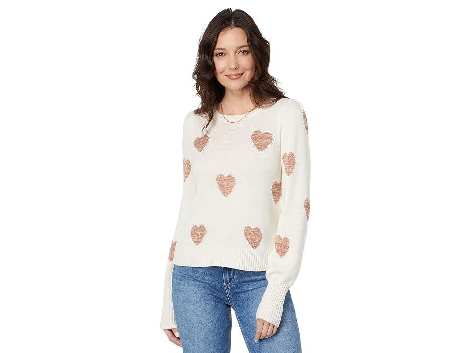 Splendid Annabelle Sweater (Marshmallow) Women's Clothing Product Image