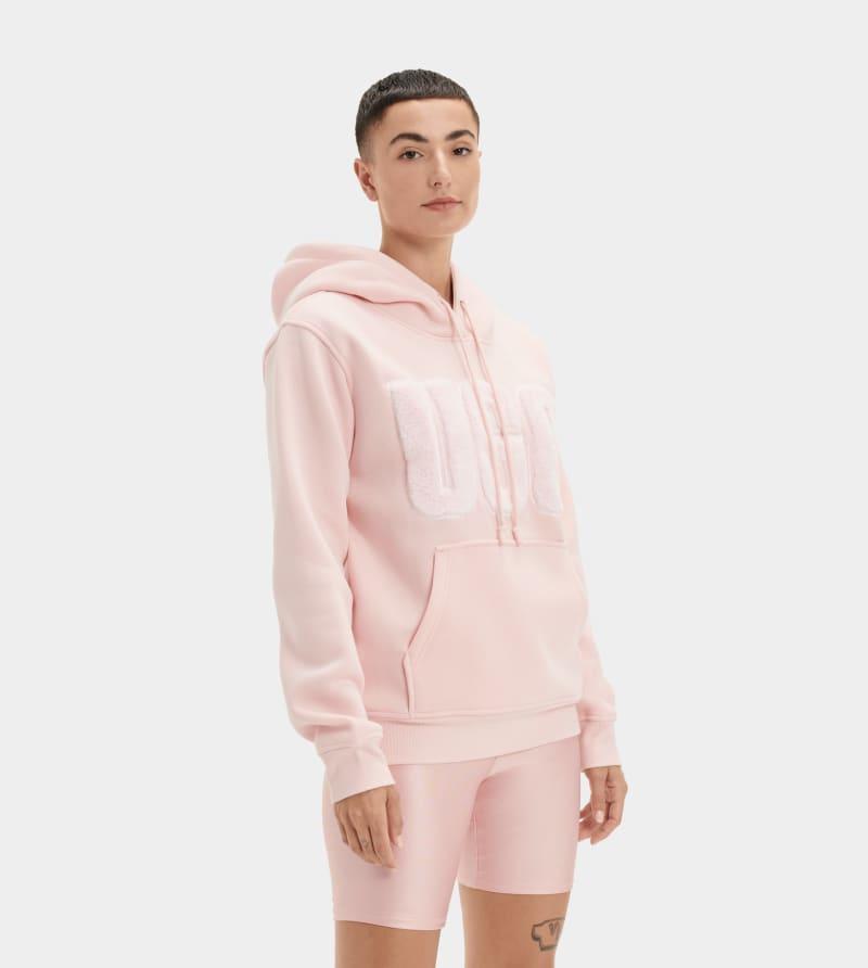 UGG(r) Rey Fuzzy Logo Hoodie Product Image