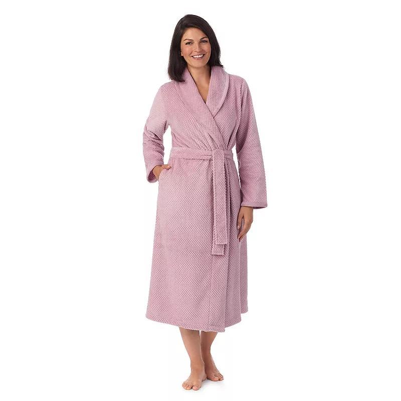 Womens Stan Herman Dimple Plush Wrap Robe Product Image