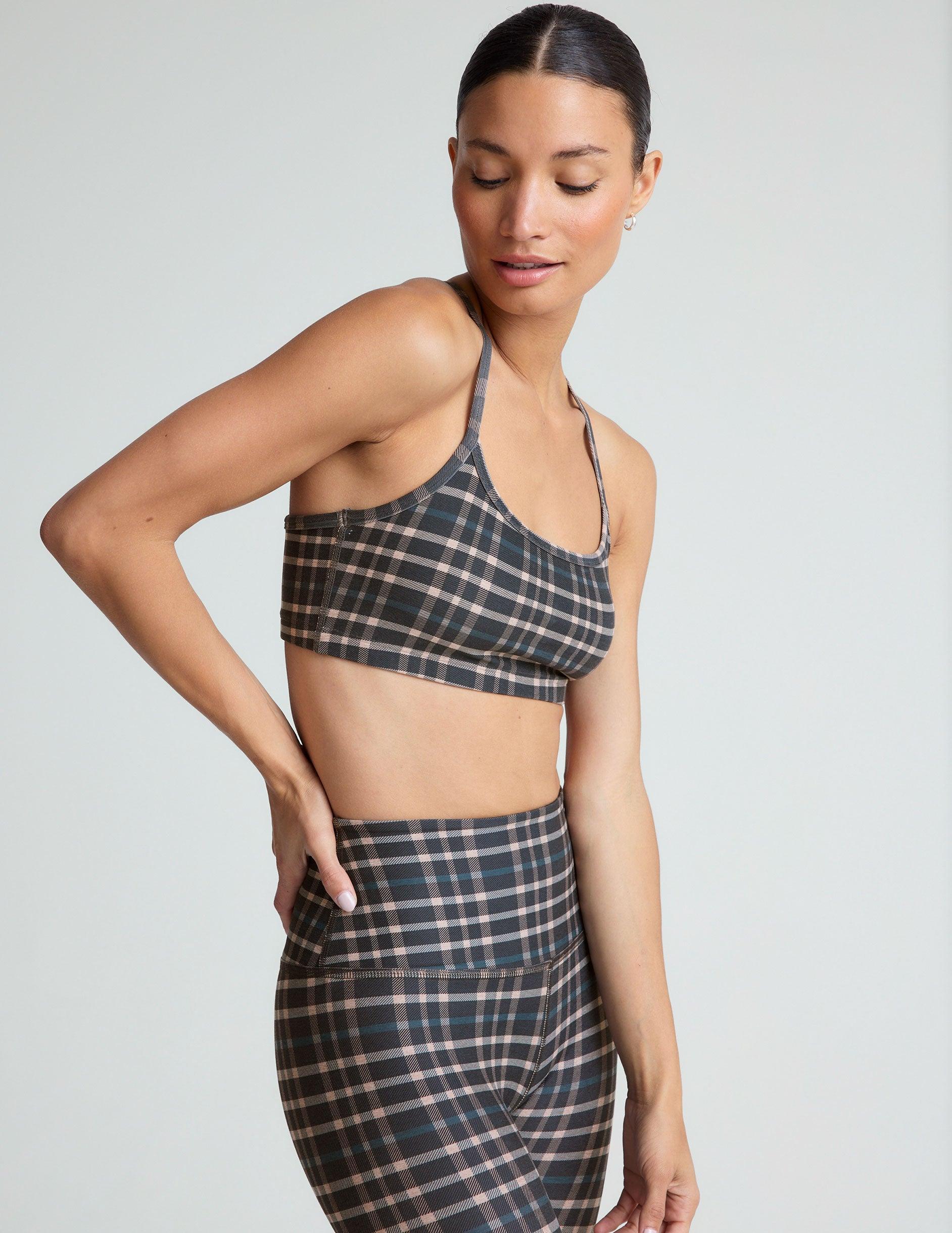 Preppy Plaid SoftMark Slim Racerback Bra Product Image