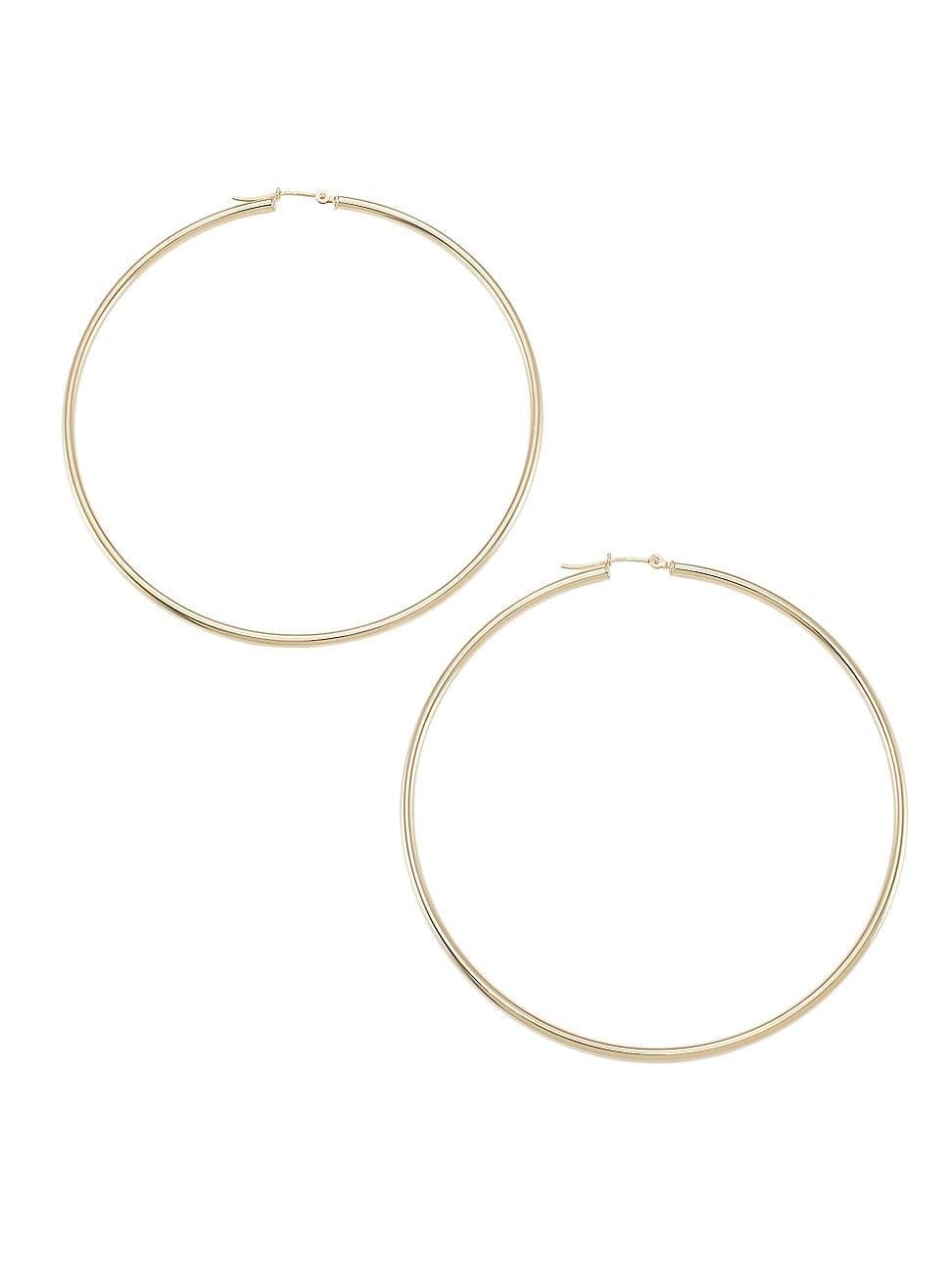 Womens 14K Gold Hoop Earrings product image