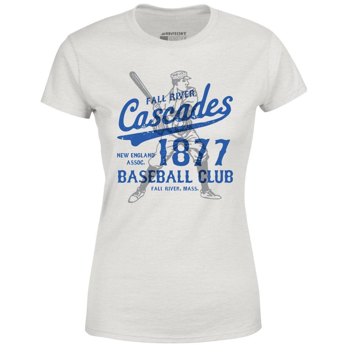 Fall River Cascades - Massachusetts - Vintage Defunct Baseball Teams - Women's T-Shirt Female Product Image