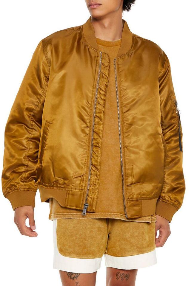 Zip-Up Bomber Jacket | Forever 21 Product Image