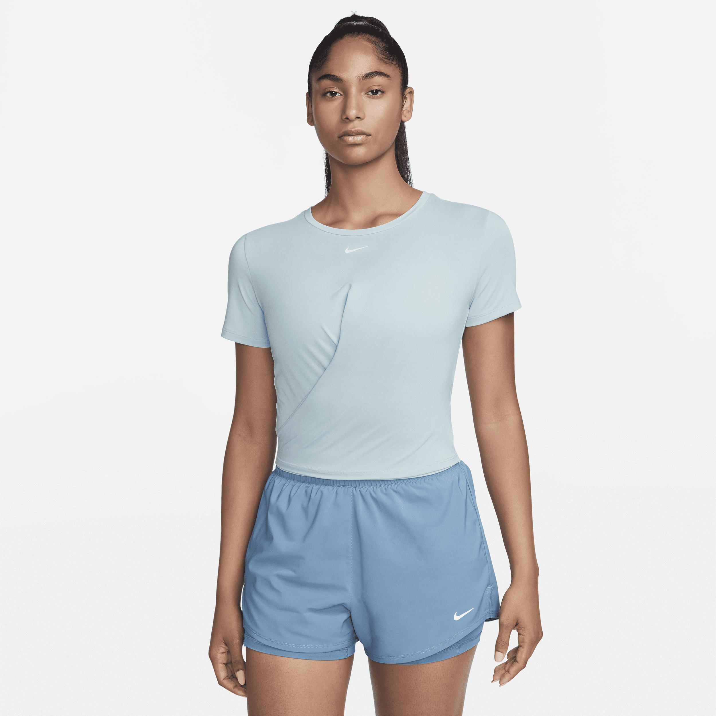 Nike Women's Dri-FIT One Luxe Twist Cropped Short-Sleeve Top Product Image