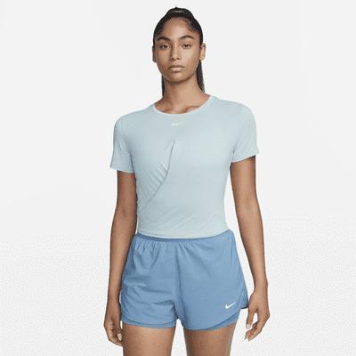 Nike Dri-FIT One Luxe Women's Twist Cropped Short-Sleeve Top Product Image