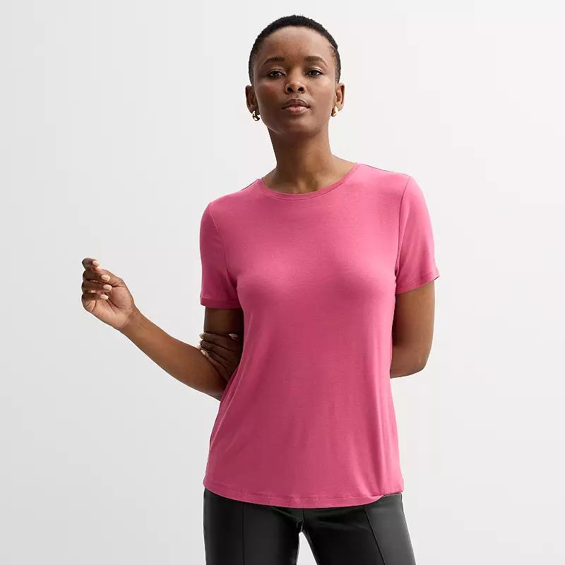 Womens Nine West Essential Crewneck Tee Product Image