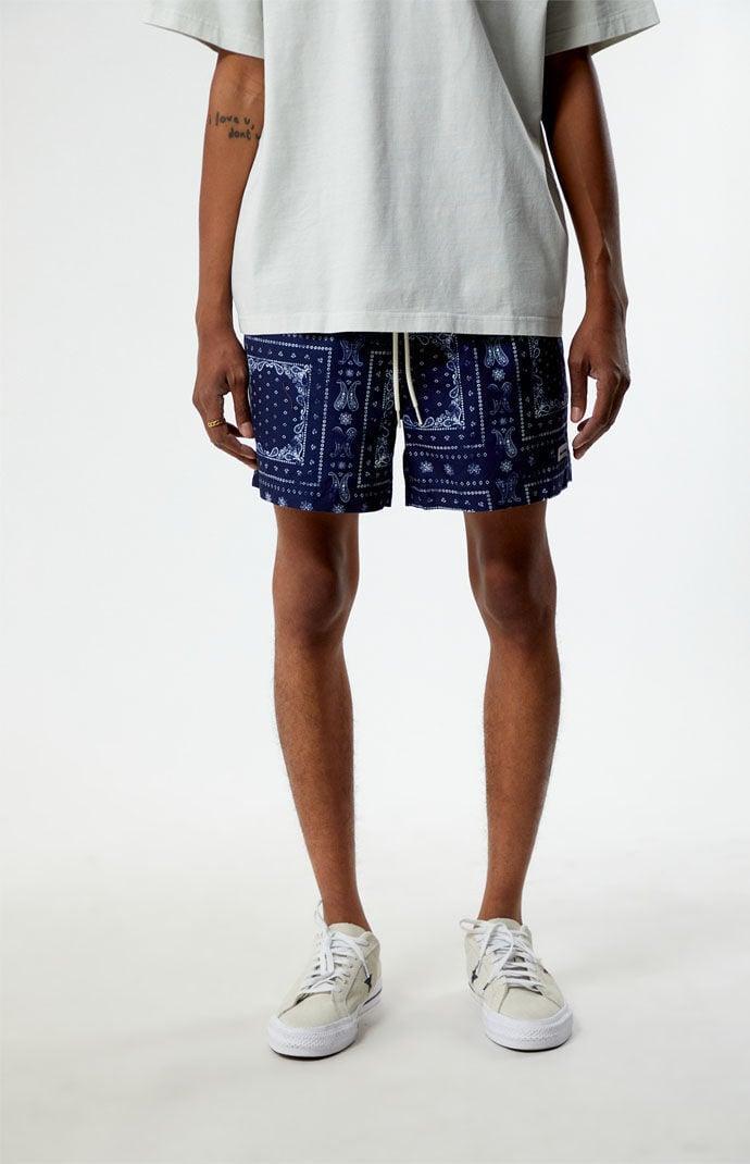 Men's Eco Bandana Block 4.5" Swim Trunks Product Image