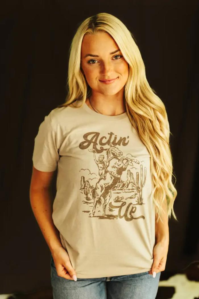 Actin' Up Western Horse Cowgirl Product Image