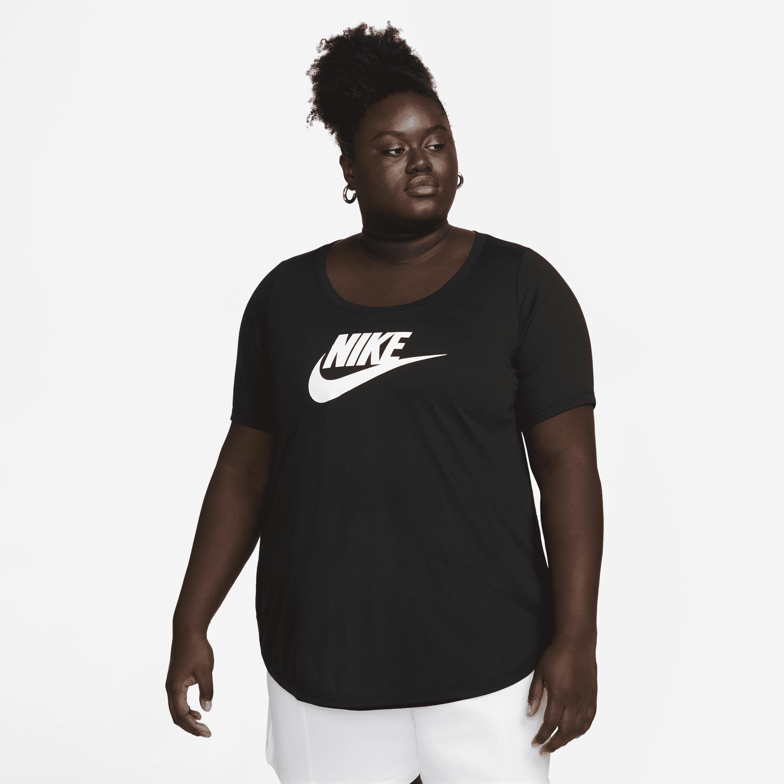 Plus Size Nike Essential Futura Tunic, Womens Grey Product Image