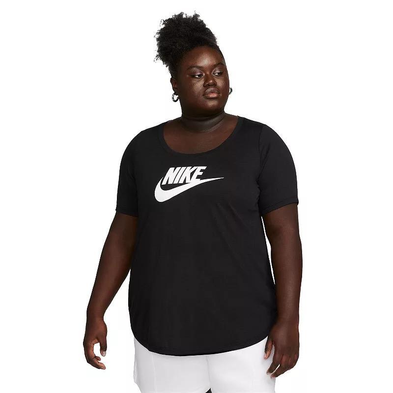 Plus Size Nike Essential Futura Tunic, Womens Grey Product Image