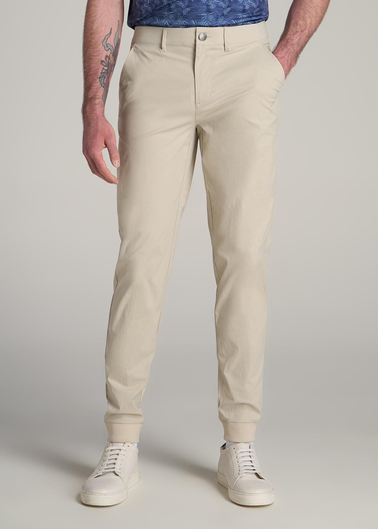 Tall Men's Traveler Joggers in Stone Male Product Image