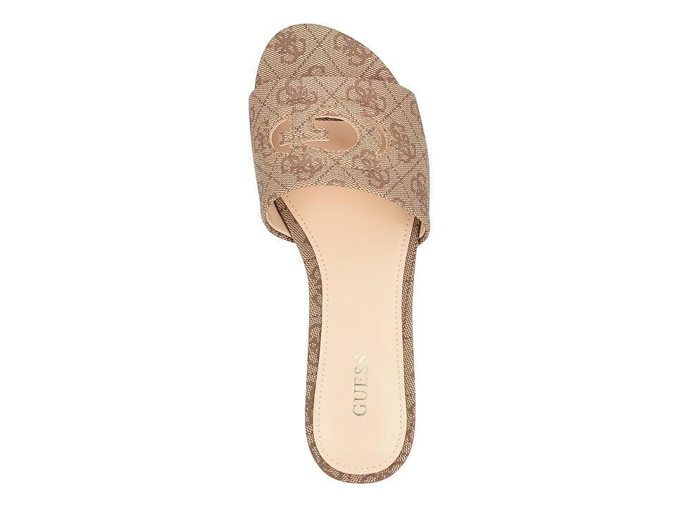 GUESS Tashia (Medium Brown Logo) Women's Sandals Product Image