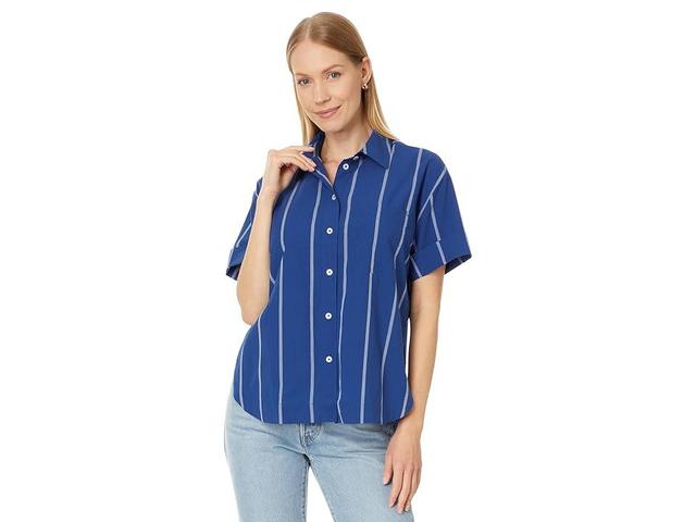 Madewell Oversized Boxy Button-Up Shirt in Signature Poplin (Pure ) Women's Clothing Product Image